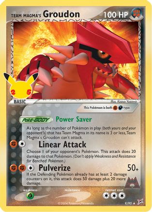 Team Magma's Groudon 009 - Holofoil Celebrations Classic Collection - Classic Collection