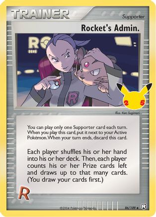 Rocket's Admin. 086 - Holofoil Celebrations Classic Collection - Classic Collection