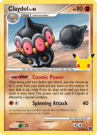 Claydol 015 - Holofoil Celebrations Classic Collection - Classic Collection