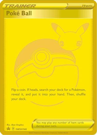 Poke Ball SWSH146 - Holofoil SWSH Sword & Shield Promo Cards - Promo