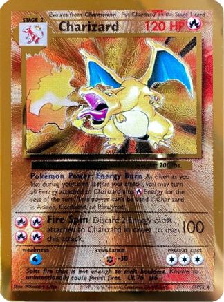 Charizard (Celebrations Metal Card) 004 - Holofoil Miscellaneous Cards & Products - Promo