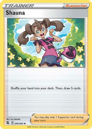 Shauna 240 SWSH08 Fusion Strike - Uncommon