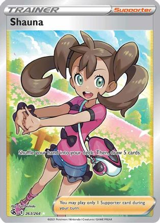 Shauna (Full Art) 263 - Holofoil SWSH08 Fusion Strike - Ultra Rare