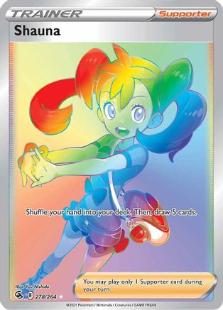 Shauna (Secret) 278 - Holofoil SWSH08 Fusion Strike - Secret Rare