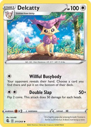 Delcatty 211 SWSH08 Fusion Strike - Uncommon