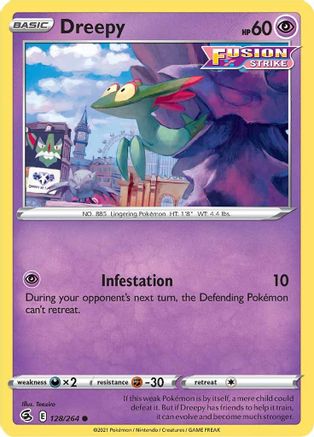 Dreepy 128 SWSH08 Fusion Strike - Common
