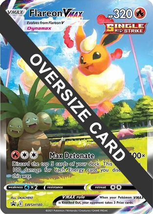 Flareon VMAX - SWSH180 - Holofoil Jumbo Cards - Promo