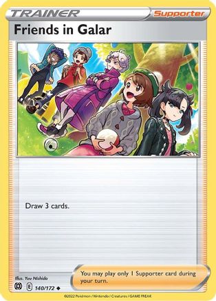 Friends in Galar 140 SWSH09 Brilliant Stars - Uncommon