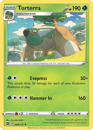 Torterra 008/172 Deck Exclusives - Promo