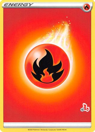 Fire Energy (#12 Cinderace Stamped) Battle Academy 2022 - Promo