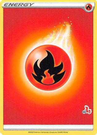 Fire Energy (#29 Cinderace Stamped) Battle Academy 2022 - Promo