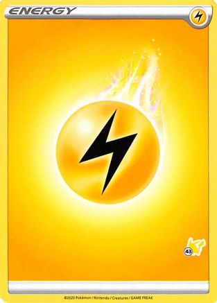 Lightning Energy (#43 Pikachu Stamped) Battle Academy 2022 - Promo
