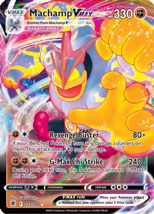 Machamp VMAX 073 - Holofoil SWSH10 Astral Radiance - Ultra Rare