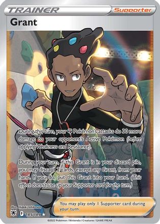 Grant (Full Art) 185 - Holofoil SWSH10 Astral Radiance - Ultra Rare