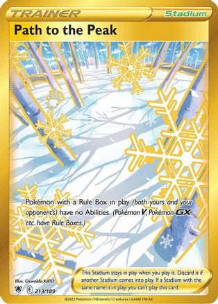 Path to the Peak (Secret) 213 - Holofoil SWSH10 Astral Radiance - Secret Rare