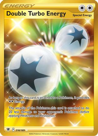 Double Turbo Energy (Secret) 216 - Holofoil SWSH10 Astral Radiance - Secret Rare