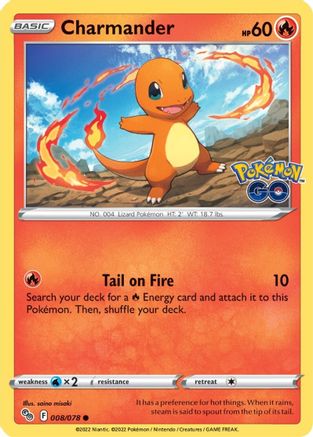 Charmander 008 Pokemon GO - Common