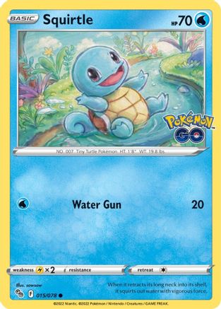 Squirtle 015 Pokemon GO - Common