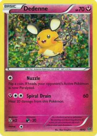 Dedenne - 10/12/12 - Holofoil McDonalds Promos 2016 - Promo
