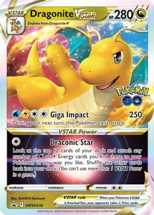 Dragonite VSTAR SWSH236 - Holofoil SWSH Sword & Shield Promo Cards - Promo