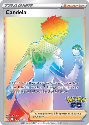 Candela (Secret) 083 - Holofoil Pokemon GO - Secret Rare