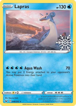Lapras (Holiday Calendar) 048/202 - Holofoil Miscellaneous Cards & Products - Promo