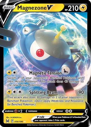 Magnezone V 056 - Holofoil SWSH11 Lost Origin - Ultra Rare