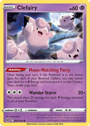 Clefairy 062 SWSH11 Lost Origin - Common