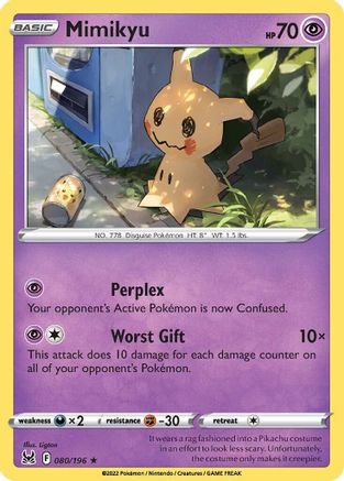 Mimikyu 080 SWSH11 Lost Origin - Rare