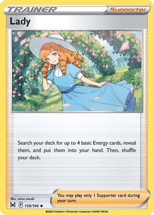 Lady 159 SWSH11 Lost Origin - Uncommon