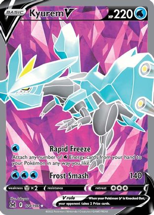 Kyurem V (Full Art) 174 - Holofoil SWSH11 Lost Origin - Ultra Rare
