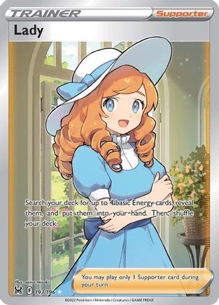 Lady (Full Art) 193 - Holofoil SWSH11 Lost Origin - Ultra Rare