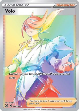 Volo (Secret) 211 - Holofoil SWSH11 Lost Origin - Secret Rare