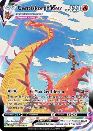 Centiskorch VMAX TG15 - Holofoil SWSH11 Lost Origin Trainer Gallery - Ultra Rare