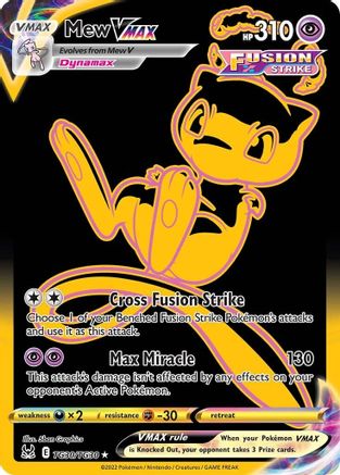 Mew VMAX (Secret) TG30 - Holofoil SWSH11 Lost Origin Trainer Gallery - Secret Rare