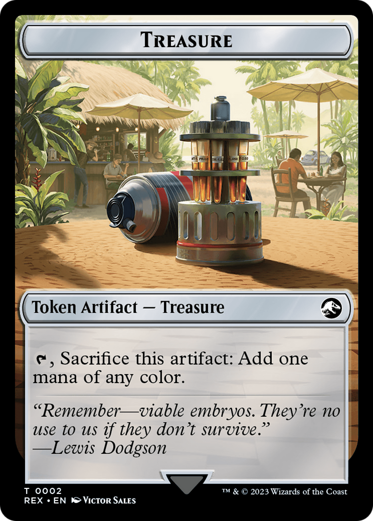 Treasure (TREX-002) - Jurassic World Collection Tokens Foil
