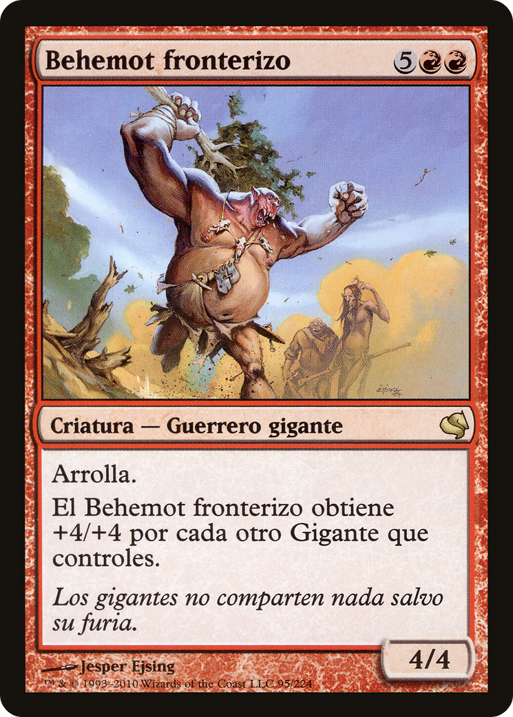 Borderland Behemoth (Spanish) - "Behemot fronterizo" (PS11-095) - Salvat 2011