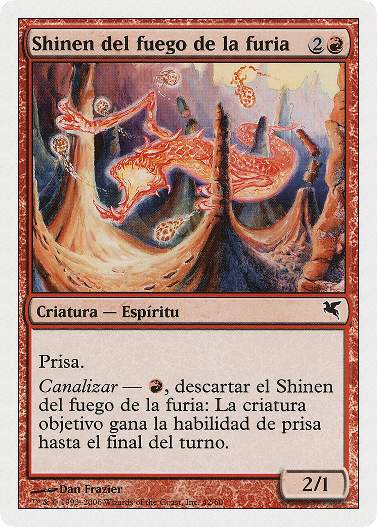 Shinen of Fury's Fire (PSAL-C42) - Salvat 2005