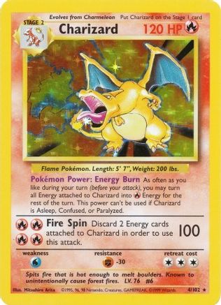 Charizard 004 - Holofoil Base Set - Holo Rare