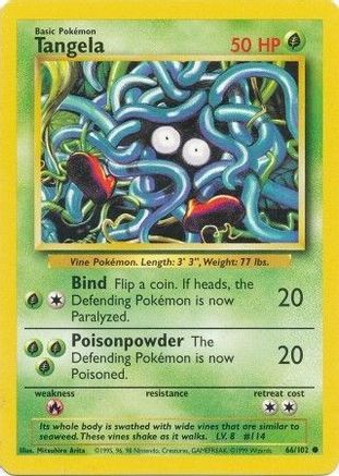 Tangela 066 Base Set - Common