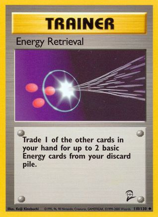 Energy Retrieval 110 Base Set 2 - Uncommon