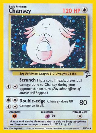 Chansey 003 - Holofoil Base Set 2 - Holo Rare