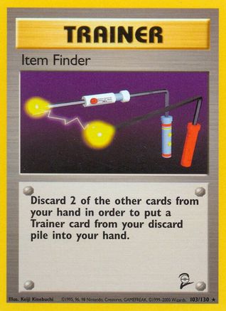 Item Finder 103 Base Set 2 - Rare