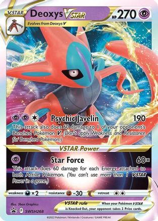 Deoxys VSTAR SWSH268 - Holofoil SWSH Sword & Shield Promo Cards - Promo