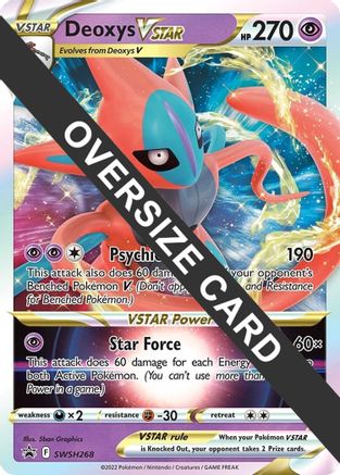 Deoxys VSTAR - SWSH268 - Holofoil Jumbo Cards - Promo