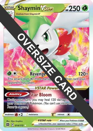 Shaymin VSTAR - 014/172/172 - Holofoil Jumbo Cards - Promo