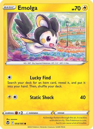 Emolga 054 SWSH12 Silver Tempest - Common