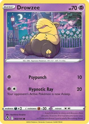 Drowzee 060 SWSH12 Silver Tempest - Common
