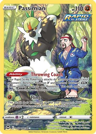 Passimian TG08 - Holofoil SWSH12 Silver Tempest Trainer Gallery - Ultra Rare