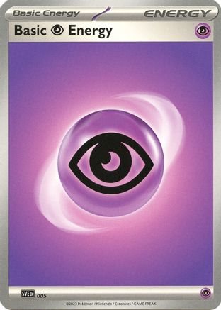 Basic Psychic Energy 005 SVE Scarlet & Violet Energies - Common